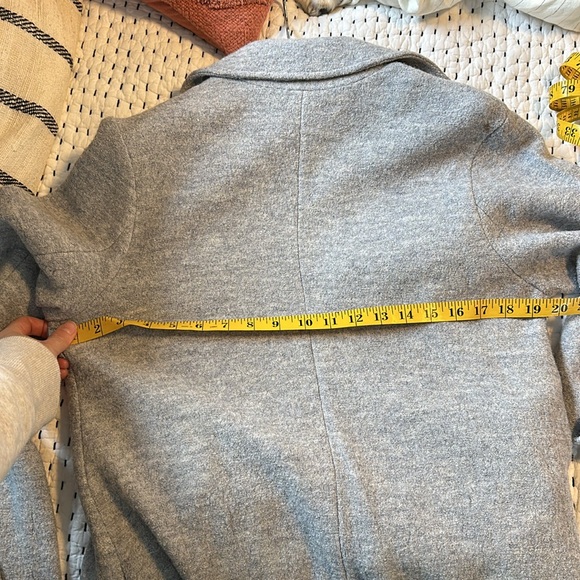 Rachel Zoe classic unlined wool one button coat - Picture 8 of 9